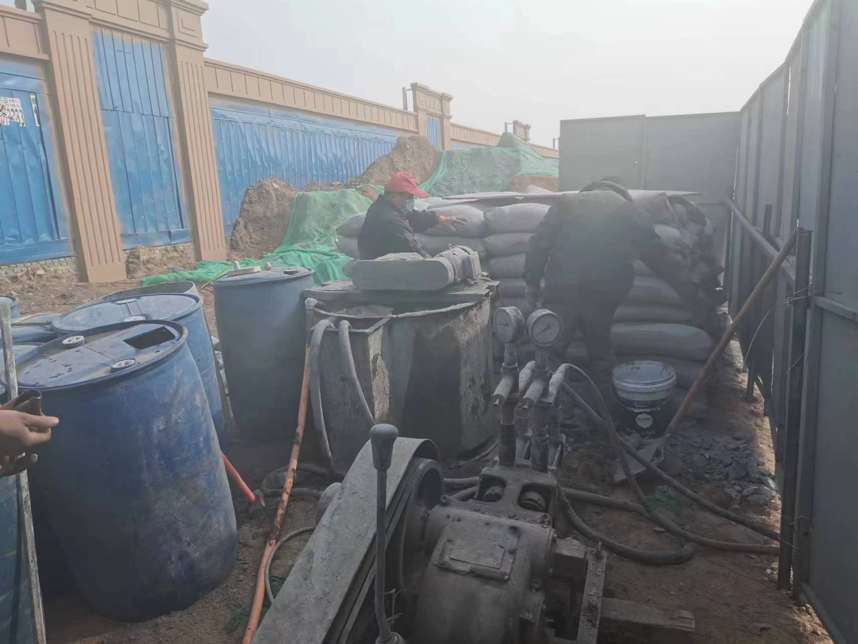 石城房屋下沉注浆